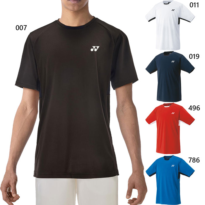 ヨネックス メンズ レディース ユニゲームシャツ テニス バドミントンウェア トップス 半袖 UVカット ..