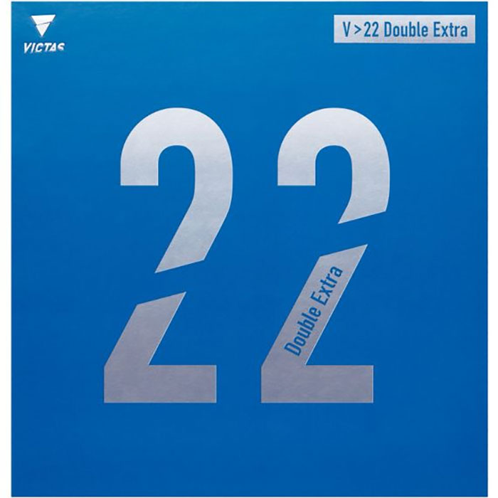ビクタス メンズ レディース V22 ダブルエキストラ Double Extra 卓球ラケットラバー ハイエナジーテンション裏ソフト ブルー 青 送料無料 VICTAS 200070
