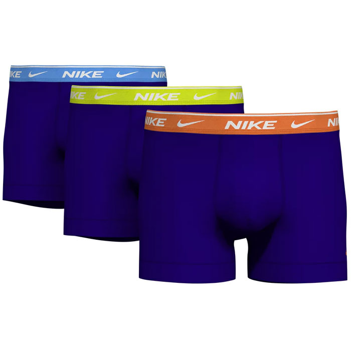 3枚セット ナイキ メンズ トランク TRUNK 3PK アンダーウェア スポーツインナー ボクサーパンツ ブルー 青 送料無料 NIKE KE1008 JV3