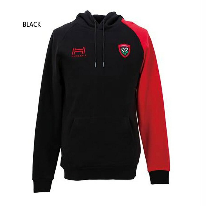 ハンガリア メンズ トゥーロン マッチフーディー RC TOULON MATCH-HOODY ラグビーウェア トップス 長袖 パーカー ブラック 黒 送料無料 HUNGARIA HG19RCT005