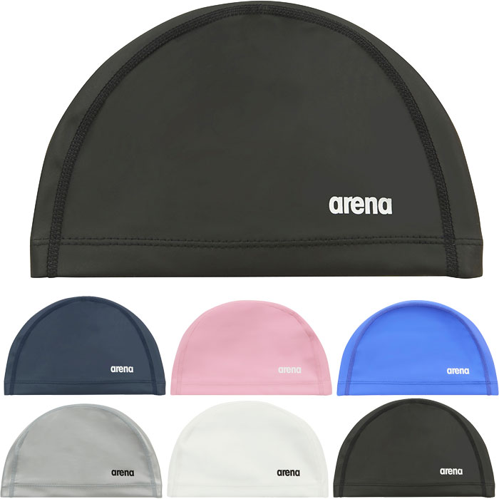アリーナ メンズ レディース 2WAYシリコーンキャップ スイムキャップ ストレッチ ホワイト 白 ブラック 黒 ネイビー ブルー 青 ピンク シルバー 送料無...