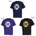 エクシオン メンズ レディース バリオス T-シャツ 卓球ウェア トップス 半袖 吸汗速乾 ストレッチ ブラック 黒 ネイビー パープル 紫 送料無料 XIOM...
