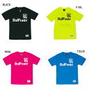 ダウポンチ ジュニア キッズ プラTシャツ サッカーウェア フットサルウェア トップス 半袖 トレーニング 練習着 ブラック 黒 ブルー 青 イエロー ピンク ...