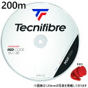 200m テクニファイバー メンズ レディース レッドコード REDCODE テニス用品 ロールガット ストリング レッド 赤 送料無料 tecnifibre ...