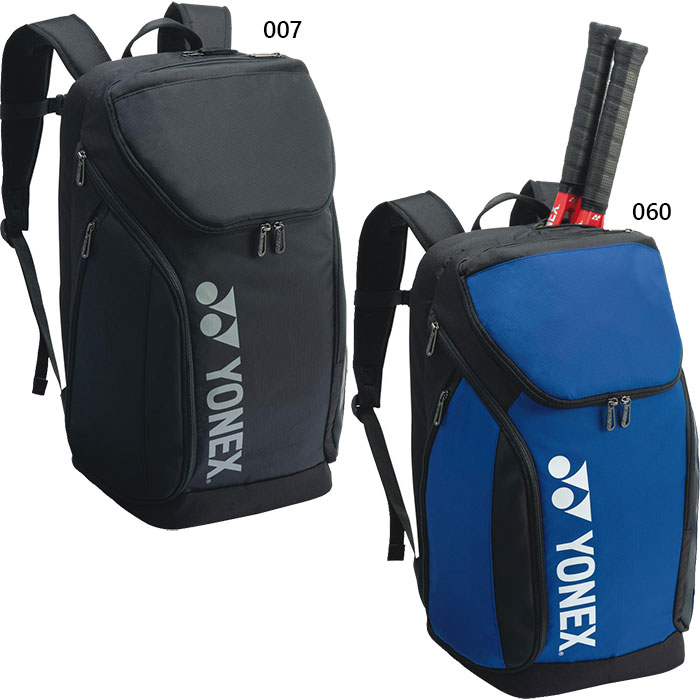 34L ヨネックス メンズ レディース バックパックL テニスバッグ 鞄 リュックサック デイパック テニスラケット2本収納 ブラック 黒 ブルー 青 送料無料 YONEX BAG2408L