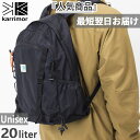 20L カリマー メンズ レディース VT day pack F リュックサック デイパック バックパック バッグ 鞄 登山 旅行 アウトドア 通勤通学 ブラック 黒 送料無料 karrimor 501113