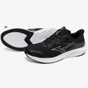 2E幅 ミズノ メンズ レディース エナジーランナーズ ランニングシューズ ジョギング マラソン ブラック 黒 送料無料 Mizuno K1GA2410