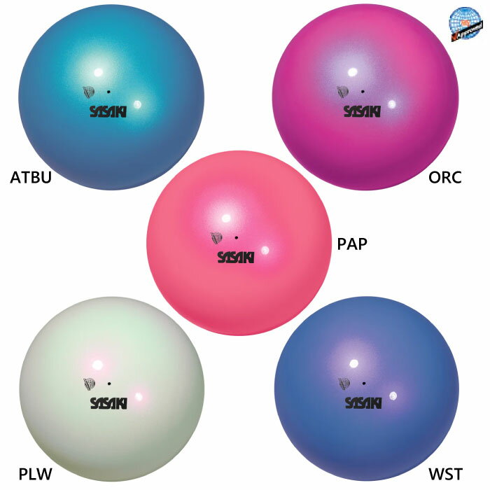 _ ATBU(オータムブルー) ORC(オーキッド) PAP(パリスピンク) PLW(パールホワイト) WST(ウィスタリア) 体操用具 スポーツ用品 女性用 ウィメンズ LADY WOMEN 最安値に挑戦！sasaki　ササキってどんなブランド？？体操のSASAKIは、日本唯一の体操、新体操競技の専門メーカーです。 世界新体操選手権等の大きな大会の協賛や日本ナショナルチームをはじめブルガリア新体操ナショナルチーム等のオフィシャルサプライヤーとしても実績のあるブランドです。 ※2017年より、当店は販売実績を認められ特約店となりました。特約店は競技等で使う、より本格的なウェアの取扱いが可能となります。掲載がない商品でもお問い合わせくださいませ。 こちらの商品の素材、サイズ、機能などF.I.G.(国際体操連盟)認定品マグネティックボール　M-207MG-F待望のNEWボール。からだに吸い付くタック感。奥行きと華やかさをあわせ持つオーロラカラー。ぴったりと密着する感覚をぜひ体感してください。・画面上のカラーと実物のカラーが微妙に異なることがございます。・商品の仕様は、予告無く変更することがございますので、あらかじめご了承ください。■サイズ径18.5cm、重さ400g以上■素材ゴムF.I.G. (International Gymnastics Federation)Magnetic Ball M -207 MG-FThe long-awaited new ball. A tuck that sticks to your body. An aurora color that combines depth and glamour. Please feel the sensation of close contact.・The color on the screen may slightly differ from the actual color.・Please note that the product specifications may be changed without notice.■Size Diameter 18.5 cm, Weight 400 g or more■Material Rubber※当店では、システムで在庫調整を行っております。在庫更新のタイミングにより、在庫切れの為、稀にご用意できない場合がございます。ついで買いにオススメ！おすすめ送料無料アイテム