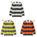 カンタベリー ジュニア キッズ ロングスリーブラグビージャージ JR. L/S RUGBY JERSEY カジュアルウェア ポロシャツ トップス 長袖 ネイビー オレンジ グリーン 緑 送料無料 canterbury RJ44350J