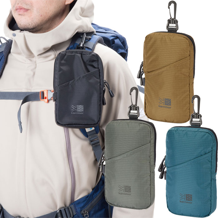 1L カリマー メンズ レディース パッデッドポーチ TC padded pouch 小物入れ 登山 リュック 取り付け 外付け 携帯ポーチ モバイルケース 送料無料 karrimor 501069