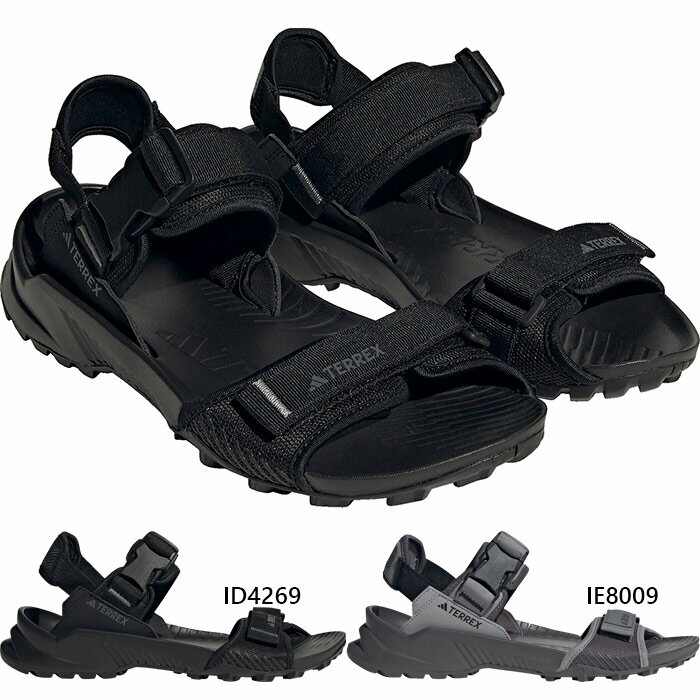 アディダス メンズ テレックス サンダル Terrex Hydroterra Sandals サンダル シューズ カジュアル スポーツサンダル アウトドア ブラック 黒 グレー 灰色 送料無料 adidas ID4269 IE8009