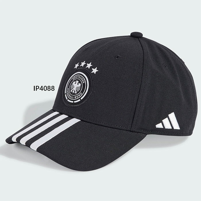 アディダス メンズ レディース ドイツ代表 サッカーキャップ サッカー 帽子 カジュアル ブラック 黒 送料無料 adidas KMS27