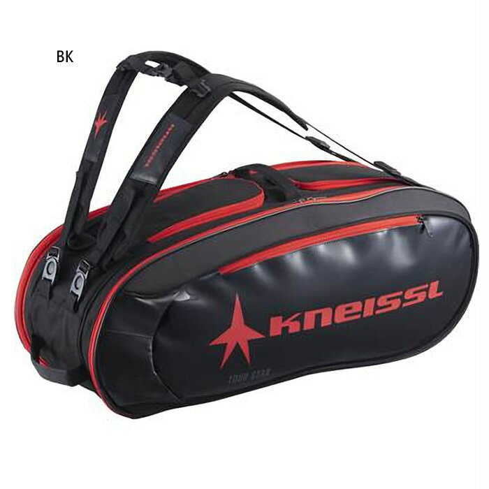 ゴーセン メンズ レディース ラケットバッグ RACKET BAG 6 PACK バッグ 鞄 6本収納可能 ブラック 黒 送料無料 GOSEN KBG01