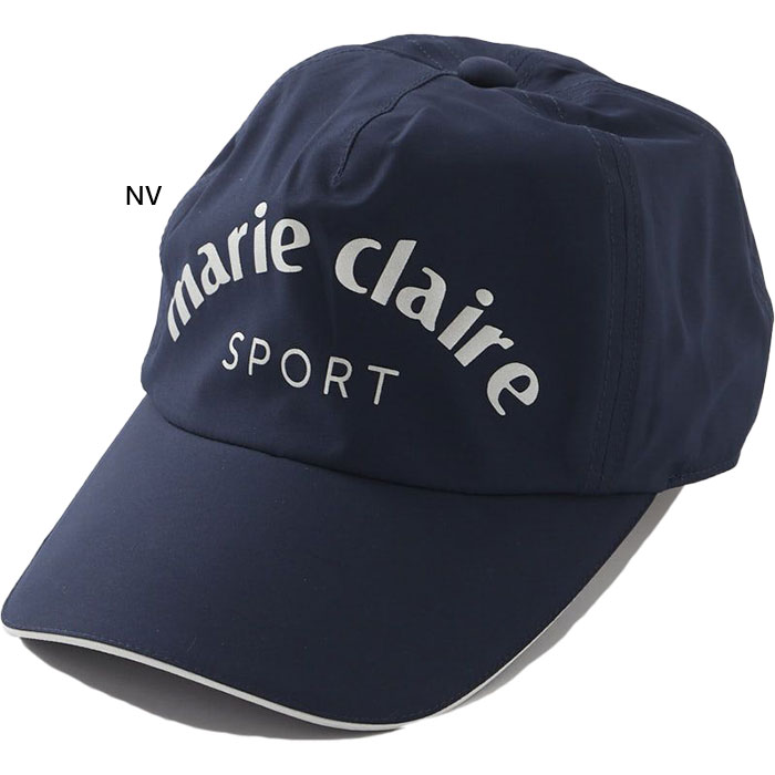 マリクレール レディース レインキャップ ゴルフ用品 帽子 防水 ネイビー 送料無料 marie claire 711955