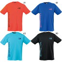ヤサカ メンズ レディース ロゴにゃんこTシャツIV 卓球ウェア トップス 半袖 練習用 ブラック 黒 ブルー 青 オレンジ 送料無料 Yasaka Y-854