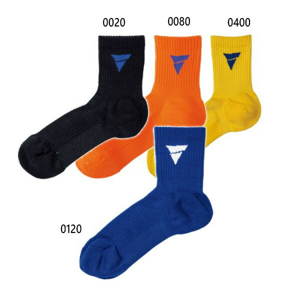 ビクタス メンズ レディース V-NSX070 卓球用品 靴下 ソックス 吸汗速乾 抗菌防臭 ブラック 黒 ブルー 青 イエロー オレンジ 黄色 送料無料 VICTAS 037455