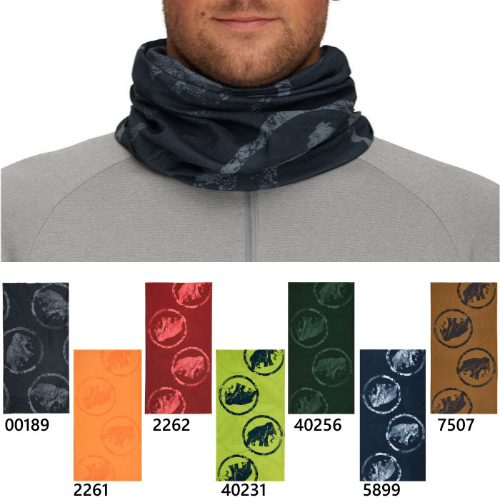 マムート メンズ レディース ネックゲイター Neck Gaiter 登山用品 ネックウォーマー ロゴ アウトドア ホワイト 白 ブラック 黒 ブラウン グリーン 茶色 緑 送料無料 Mammut 1191-05815