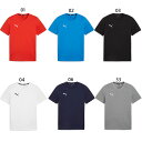 プーマ メンズ チームゴール TEAMGOAL カジュアル TEE サッカーウェア フットサルウェア トップス 半袖Tシャツ ホワイト 白 ブラック 黒 グレー...