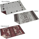 キャプテンスタッグ メンズ レディース インドシグネチャーラグ1018 アウトドア用品 キャンプ 敷物 テーブルクロス ひざ掛け レッド ブラウン 赤 茶色 送...