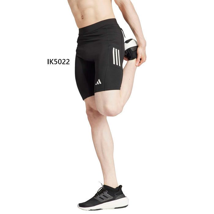 アディダス メンズ OTR B SHORT TIG M ジョギング マラソン ランニングウェア ボトムス アンダーウェア スポーツインナー ブラック 黒 送料無料 adidas IKM67