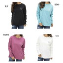 ビラボン レディース ソフト クリーン ロゴ SOFT CLEAN LOGO LOOS ロンT 長袖Tシャツ ロンT トップス ホワイト 白 ブラック 黒 ブルー 青 パープル 紫 送料無料 BILLABONG BE014051
