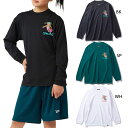 スポルディング ジュニア キッズ ロングスリーブTシャツ レッツ プレイ フープス バスケットボールウェア トップス 長袖Tシャツ ホワイト 白 ブラック 黒 ...