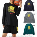 スポルディング メンズ レディース ロングスリーブTシャツ スポンジ・ボブ バスケットボール フリーク バスケットボールウェア トップス 長袖Tシャツ ブラック 黒 グレー グリーン 灰色 緑 送料無料 SPALDING SMT24142S