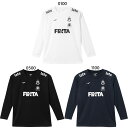 フィンタ ジュニア キッズ JR L/Sプラクティスシャツ サッカーウェア フットサルウェア トップス 長袖 ホワイト 白 ブラック 黒 ネイビー 送料無料 F...