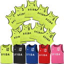 2番-11番 スフィーダ メンズ レディース ジュニア チームビブス TEAM BIBS サッカーウェア フットサルウェア トップス ゼッケン 10枚セット 袋...