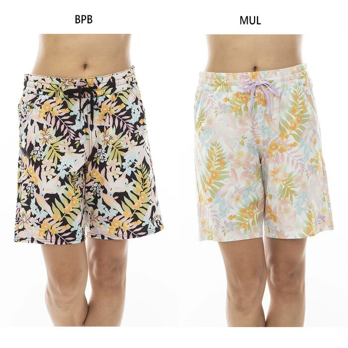 ビラボン レディース サーフ カプセル SURF CAPSULE LONG BOARDSHORTS ボードショーツ サーフトランクス カジュアル水着 ブラック 黒 送料無料 BILLABONG BE013502