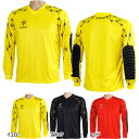 エレボス メンズ レディース ジュニア ゴールキーパーシャツ スパーク サッカーウェア フットサルウェア トップス 縦長肘パッド付き GK ブラック 黒 レッド...