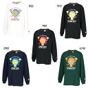コンバース ジュニア キッズ プリントロングスリーブシャツ バスケットボールウェア トップス 長袖Tシャツ ロンT ホワイト 白 ブラック 黒 ネイビー 送料無料 CONVERSE CB442356L
