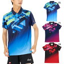 JTTA公認 ジュウイック メンズ レディース シルエット 卓球ウェア トップス 半袖 軽量素材 吸収速乾 ブルー レッド 青 赤 ピンク 送料無料 JUIC 5683