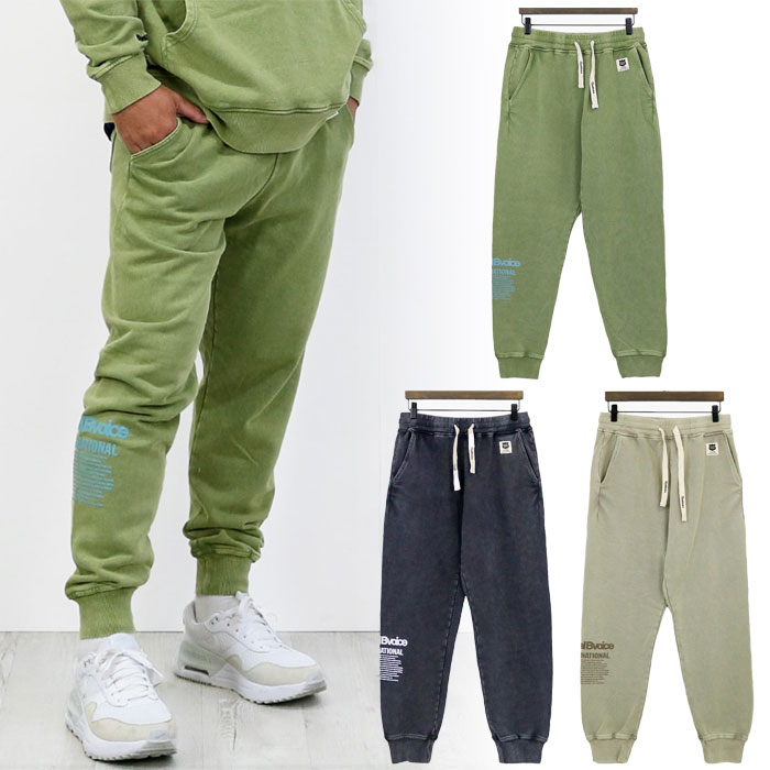 リアルビーボイス メンズ レディース RBV ピグメント スウェット パンツ PIGMENT SWEAT PANTS スウェット パンツ ズボン ボトムス ブラック 黒 ベージュ グリーン 緑 送料無料 RealBvoice 10481-11976
