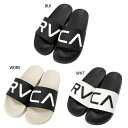 ルーカ メンズ シャワー スライド SHOWER SLIDE サンダル シューズ カジュアル ホワイト 白 ブラック 黒 送料無料 RVCA VA BE0419...