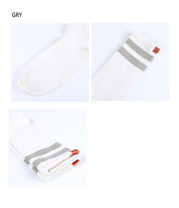 ユニバーサルオーバーオール メンズ 靴下 ソックス カジュアル シンプル クルーソックス ブラック 黒 グレー ネイビー ブルー レッド 青 赤 イエロー オレンジ グリーン 灰色 黄色 緑 送料無料 UNIVERSAL OVERALL LU-012