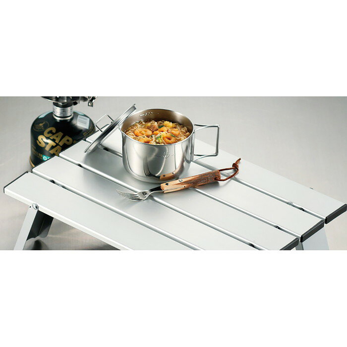 バイタライザーの570ml キャプテンスタッグ メンズ レディース ステンレス ラーメンクッカー リフィル用 M-5512 アウトドア用品 調理器具 キャンプ ステンレス鍋 シルバー 送料無料 CAPTAIN STAG M5512｜アングル3