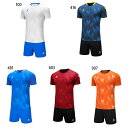 上下セット ケルメ ジュニア キッズ ウェイブフットボールシャツ パンツセット サッカーウェア フットサルウェア トップス 半袖 ホワイト 白 ネイビー ブルー...