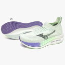 ミズノ レディース ミズノネオ ゼン MIZUNO NEO ZEN ランニングシューズ ジョギング マラソン グリーン 緑 送料無料 Mizuno J1GD25...