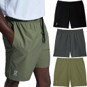 オン メンズ 7インチ コア ショーツ 7 Core Shorts ジョギング マラソン ランニングウェア ボトムス ランニングパンツ ショートパンツ ブラック...