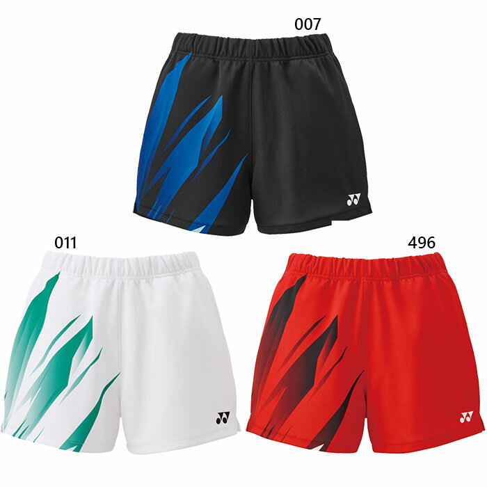 ヨネックス レディース ニットショートパンツ テニス バドミントンウェア ボトムス 吸汗速乾 UVカット 日本バドミントン協会審査合格品 ホワイト 白 ブラック...