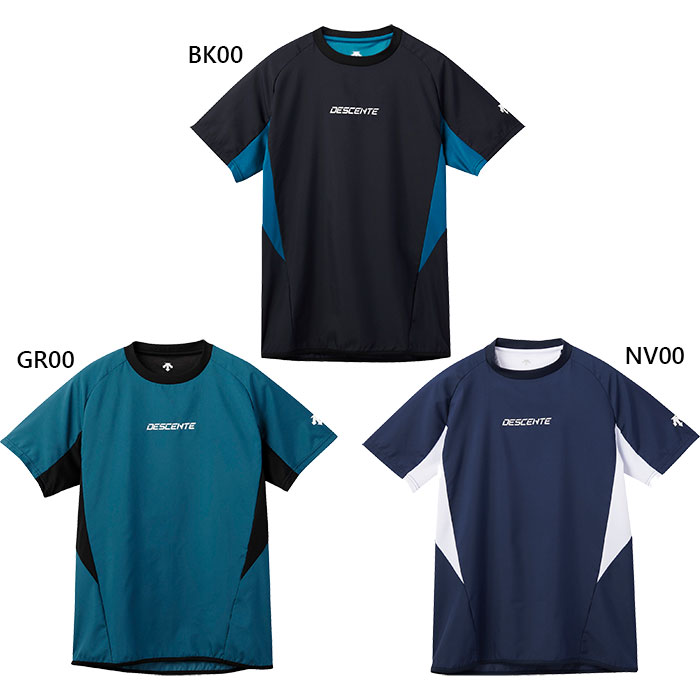 S M L O XO 2XO BK00(ブラック) GR00(グリーン) NV00(ネイビー) バレーボールシャツ おしゃれ オシャレ かっこいい かわいい 男性用 女性用 ユニセックス 男女兼用 両用 最安値に挑戦！descente　デサントってどんなブランド？？トップアスリートに愛される機能＆デザイン。スポーツを楽しむすべての人に、トップアスリートとの共同開発に基づいて機能美を追求したスポーツモードを提案します。 こちらの商品の素材、サイズ、機能など身頃や袖部分には防風タフタを使用しながら、発汗量の多い脇・首裏部分にはメッシュ素材を配置したハイブリットピステです。■素材：ポリエステル100%■実寸サイズ(cm)：計測サイズ着丈胸囲裄丈袖幅S691084123M711124324L731164525O751184726XO7712049272XO791245128デサント メンズ ウェア サイズ表 サイズ S M L O XO XA XB 身長 162-168 167-173 172-178 177-183 182-188 187-193 192-198 胸囲 85-91 89-95 93-99 97-103 101-107 105-111 109-115 胴囲 71-77 75-81 79-85 83-89 87-93 91-97 95-101 ※当店では、システムで在庫調整を行っております。在庫更新のタイミングにより、在庫切れの為、稀にご用意できない場合がございます。ついで買いにオススメ！おすすめ送料無料アイテム