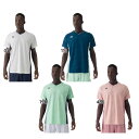 ヨネックス メンズ ゲームシャツ バドミントンウェア テニス トップス 半袖Tシャツ 吸汗速乾 冷感 ホワイト 白 ブルー 青 ピンク グリーン 緑 送料無料 ...