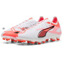 プーマ メンズ ウルトラ 5 マッチ HG/AG サッカーシューズ スパイク 固定式 ホワイト 白 送料無料 PUMA 108345