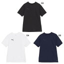 プーマ メンズ サッカー PUMAFTBL トラベル 半袖 Tシャツ サッカーウェア フットサルウェア トップス 半袖Tシャツ ホワイト 白 ブラック 黒 ネイ...