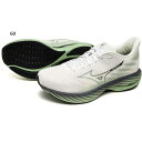 2E幅 ミズノ メンズ レディース ウエーブライダー28 ランニングシューズ ジョギング マラソン ホワイト 白 送料無料 Mizuno J1GC2405