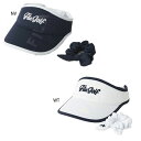 フィラ ゴルフ レディース シュシュ付き腰高サンバイザー ゴルフ用品 帽子 ホワイト 白 ネイビー 送料無料 FILA GOLF 754921