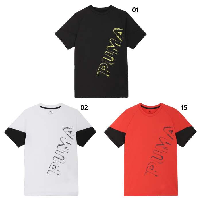 プーマ メンズ トレーニング TAD フィットネス トレーニングウェア トップス 半袖Tシャツ ホワイト 白 ブラック 黒 レッド 赤 送料無料 PUMA 527049