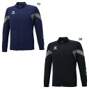 ヒュンメル メンズ チームトレーニングジャケット サッカーウェア フットサルウェア トップス ジャージ アウター 長袖 ブラック 黒 ネイビー 送料無料 hum...
