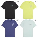 プーマ メンズ グラフィックス ランニング GRAPHICS RUNNING スローガン Tシャツ ジョギング マラソン ランニングウェア トップス 半袖Tシャ...